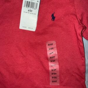 Ralph Lauren Classic Red Polo for Toddlers